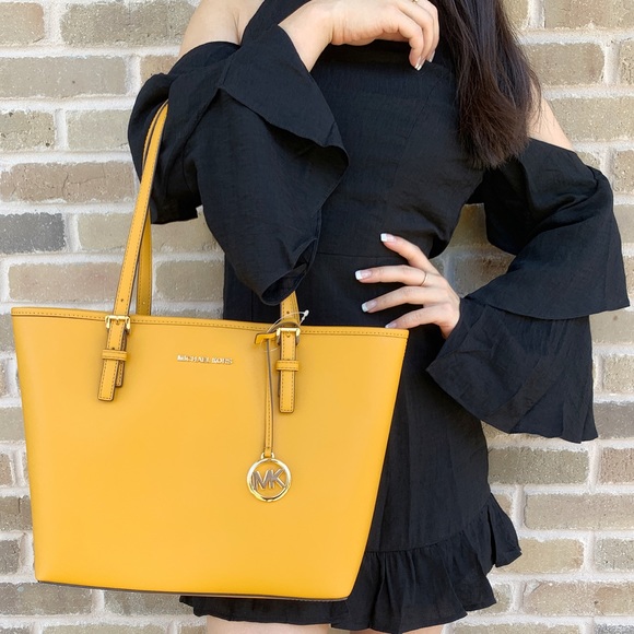 Michael Kors Handbags - SALE‼️ Michael kors carryall tote yellow SALE